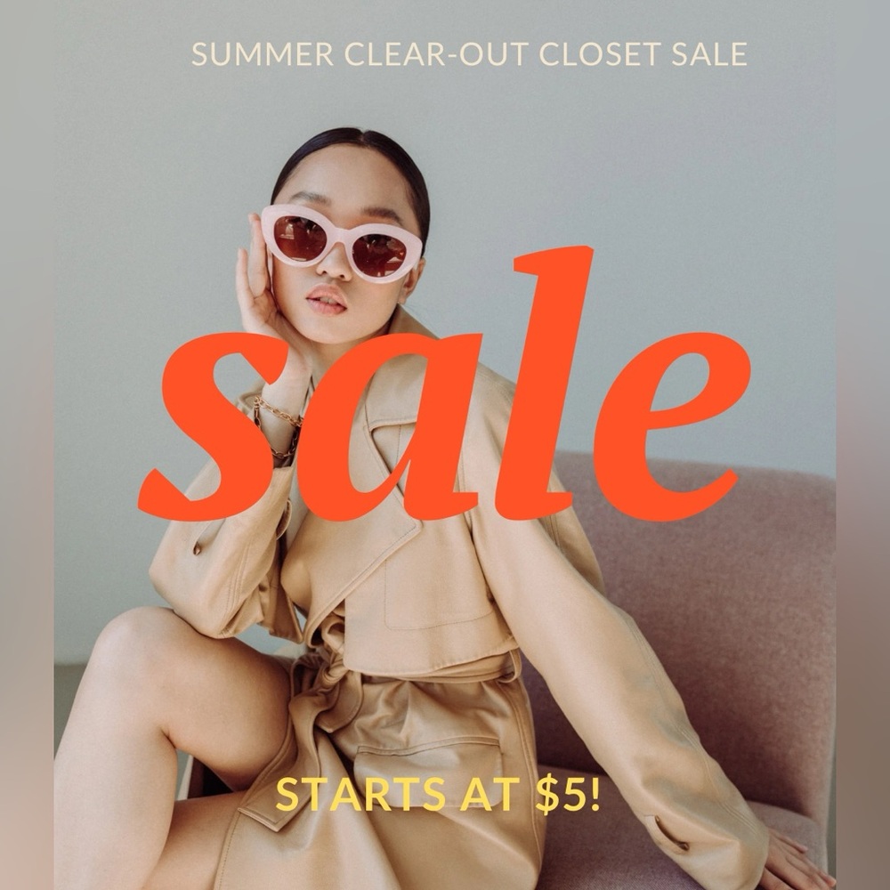 Summer Clear-out Sale!! Lots of $5 - $20 pieces!! BUY NOW PRICE! NO BIDS NEEDED!